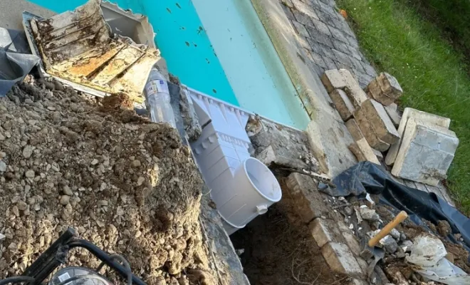 Changement de deux skimmers à Savigny , Savigny, ALGA PISCINE
