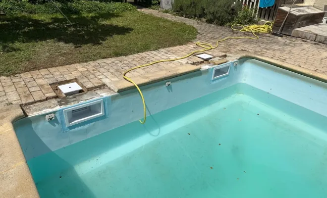 Changement de deux skimmers à Savigny , Savigny, ALGA PISCINE